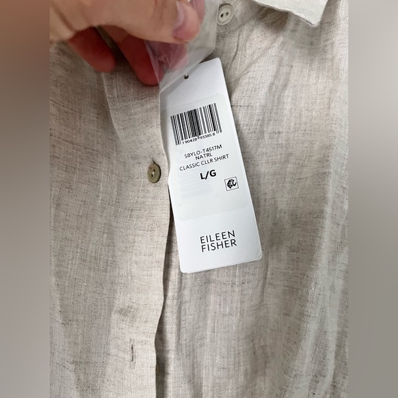 Eileen Fisher linen shirt brand new with tags - Picture 3 of 4